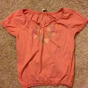 Off the shoulder shirt from Sonoma